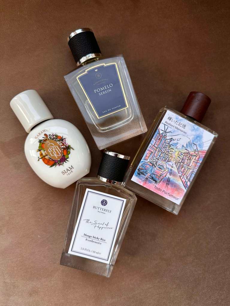 4 bottles of perfume