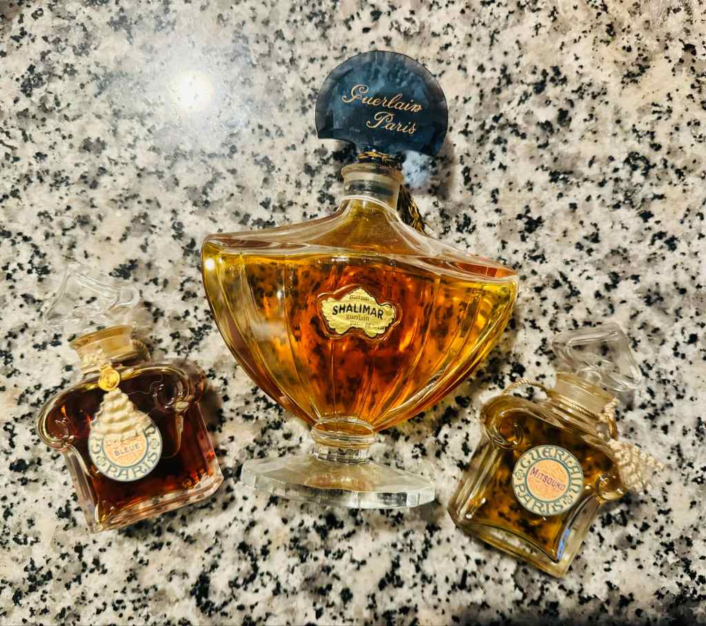 3 perfume bottles
