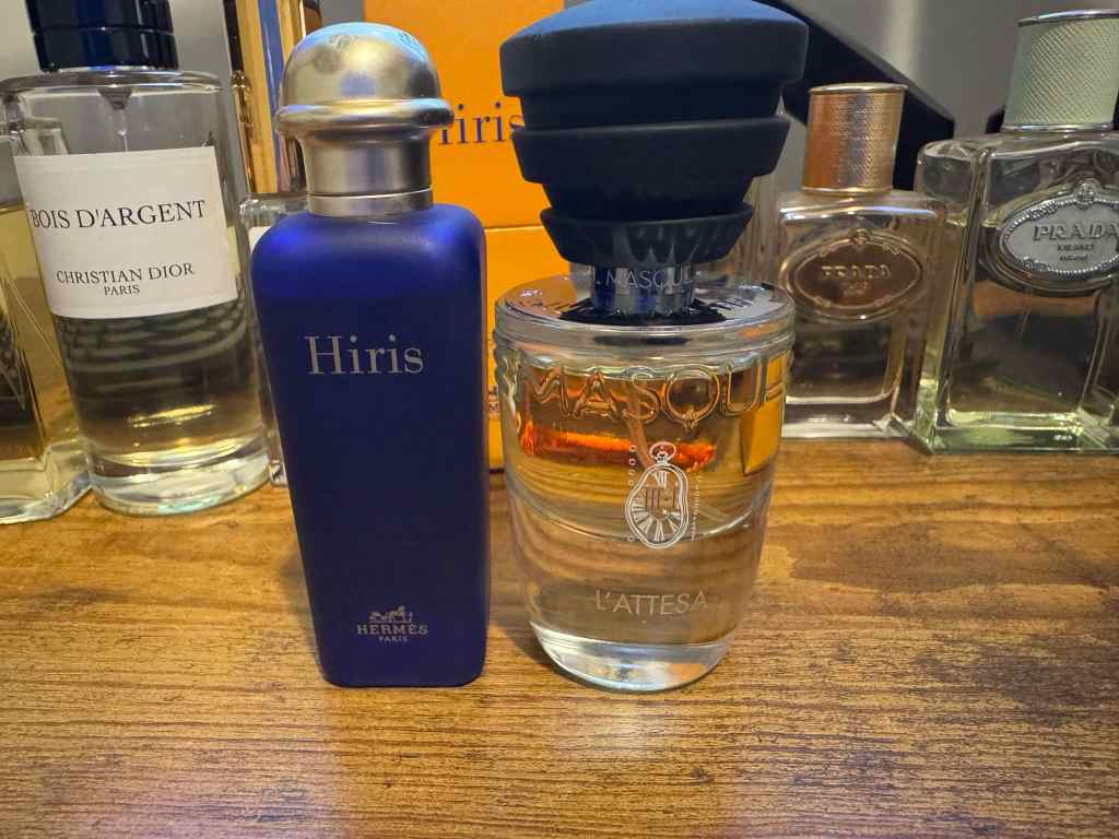Two bottles of perfume