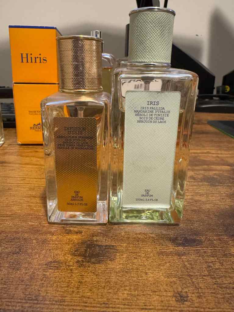 Two bottles of perfume
