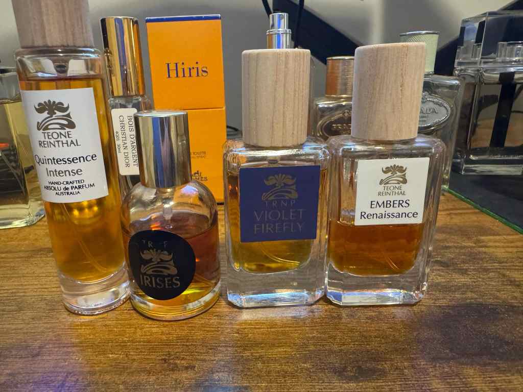 4 bottles of perfume